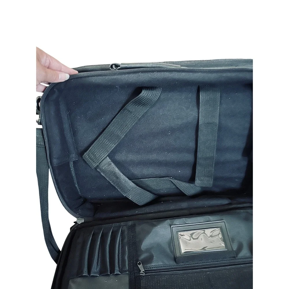 Dell Laptop Messenger Bag Unisex Large Black Excellent Professional Organizer